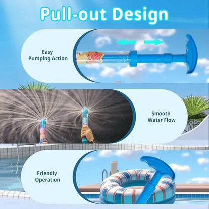 Fun Pull-Out Firework Water Gun Toy