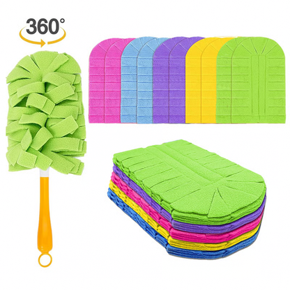 Reusable Chenille Microfiber Dust Duster for Hard-to-Reach Cleaning
