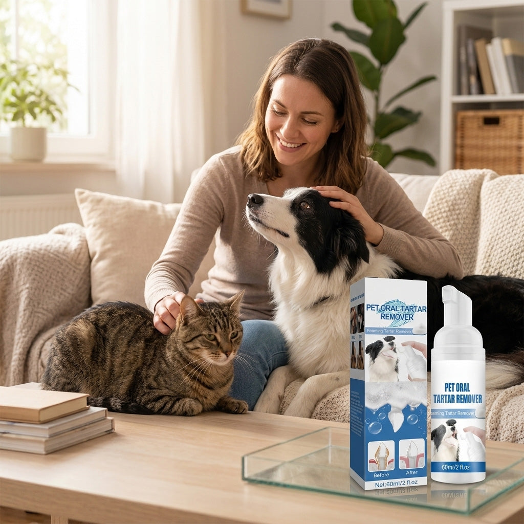Advanced Foaming Pet Dental Spray for Tartar & Bad Breath