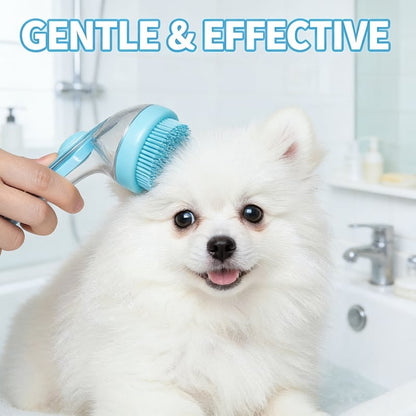 2 in 1 Pet Bath and Grooming Brush