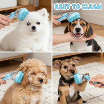 2 in 1 Pet Bath and Grooming Brush